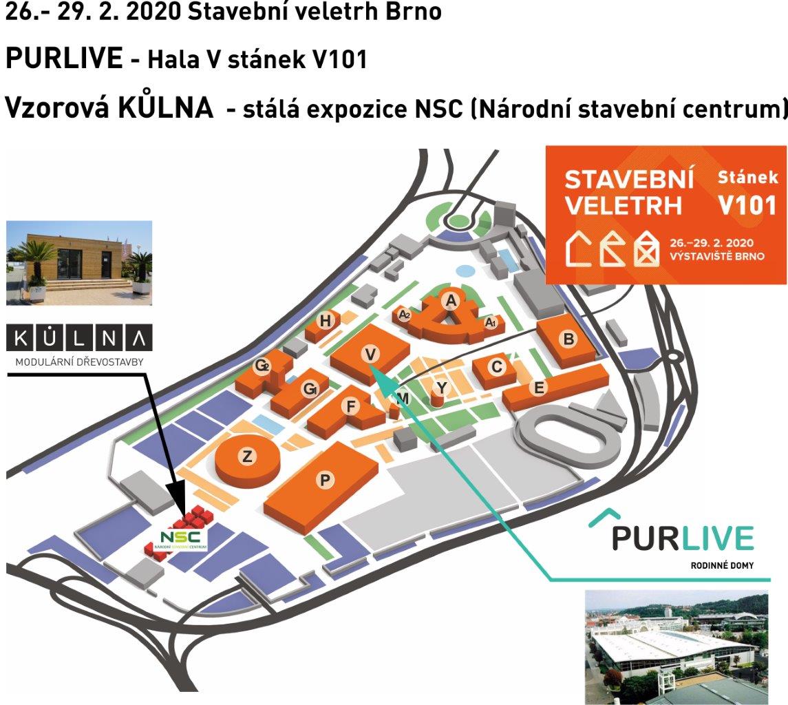 Veletrh SVB Brno Mapa Plánek