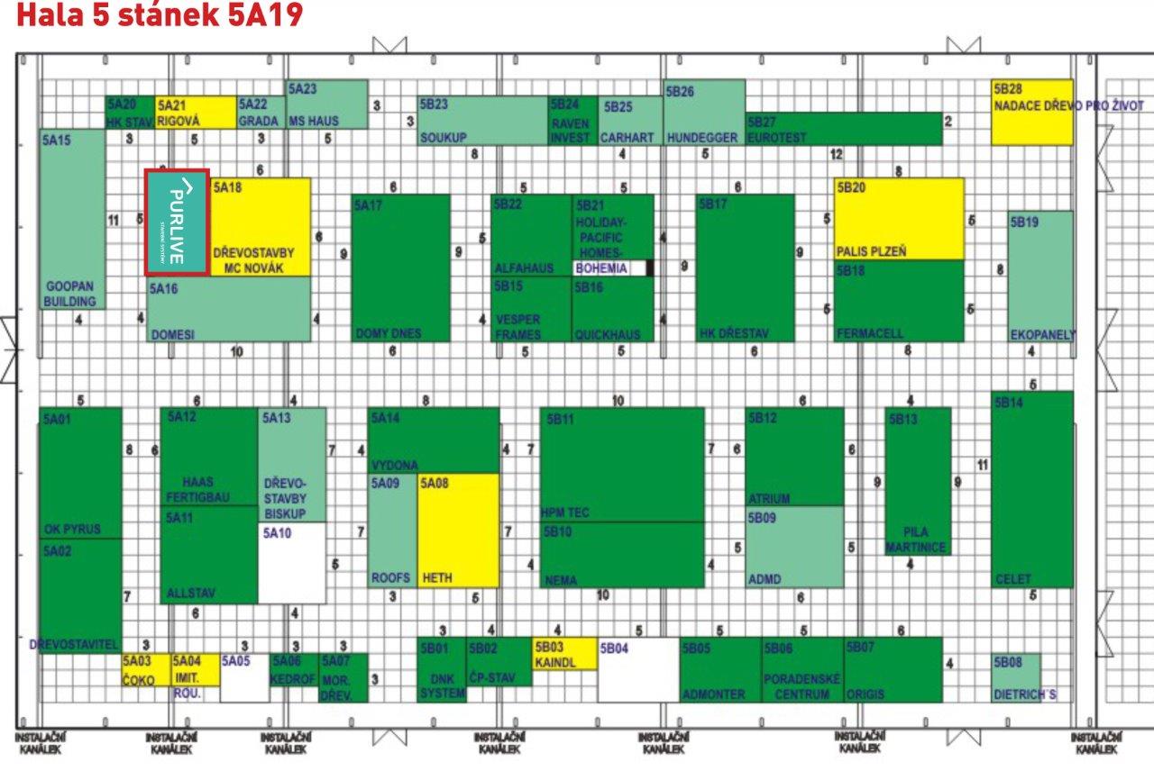 Stánek PURLIVE na výstavišti ForWood 2019