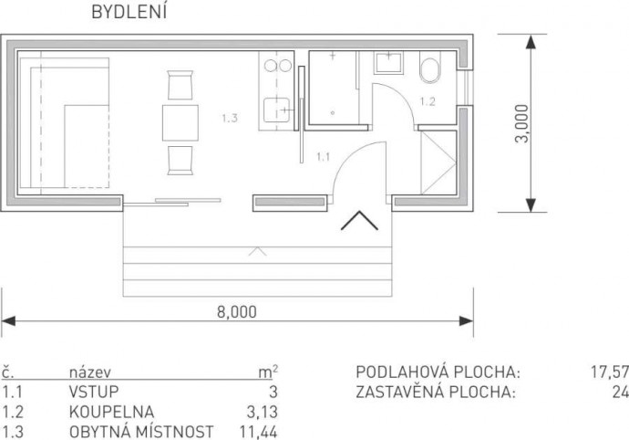 KULNA Universal Modul S Bydleni 900