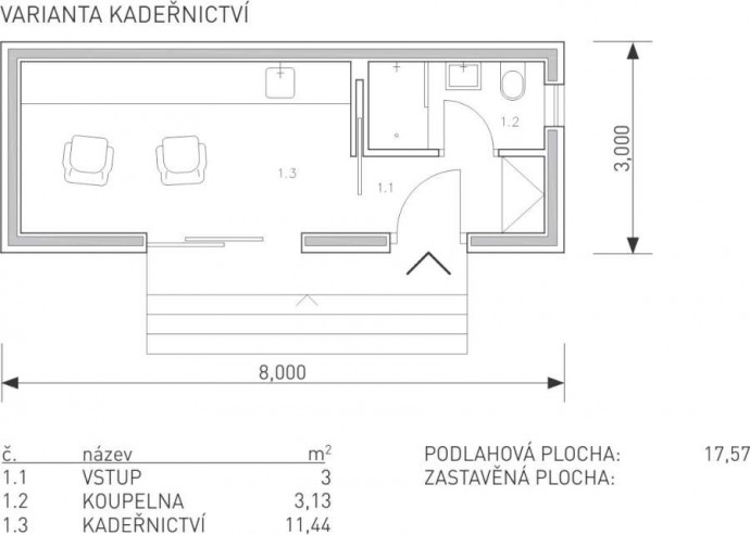 KULNA Universal Modul S Kadernictvi 900